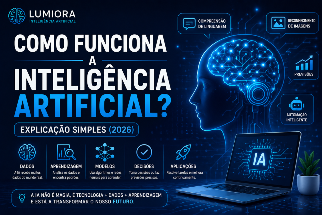 Como Funciona a Inteligência Artificial? Explicação Simples (2026)
